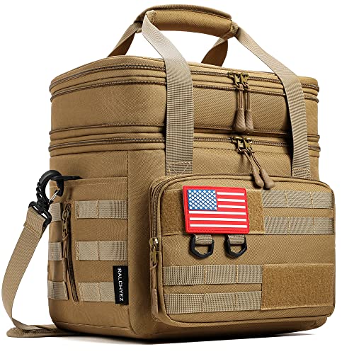Opux Tactical Lunch Box Men Adult, Insulated Large Cooler Bag With