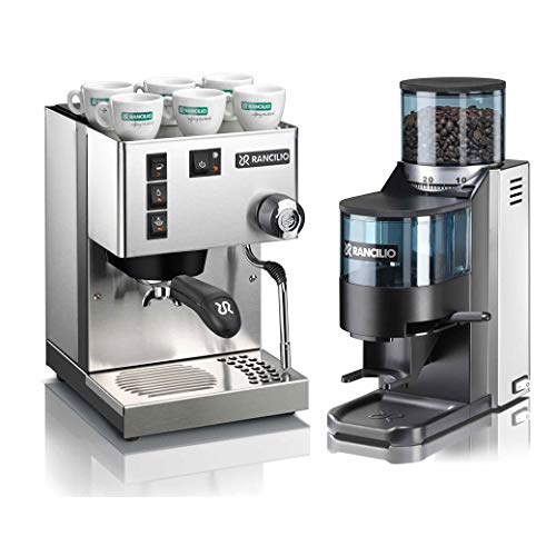 Rancilio Silvia Espresso Machine and Rocky SS Coffee Grinder