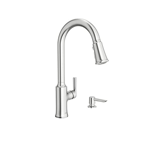 Raviv Kitchen Sink Faucet with Pull-Down Sprayer and Soap Dispenser