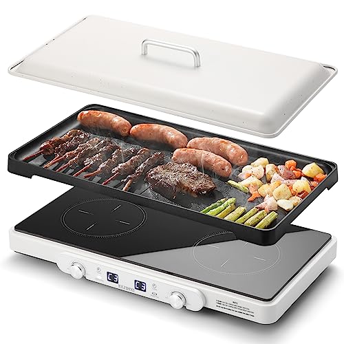 Portable Electric 2 Burner Induction Cooktop Stove — Rickle.
