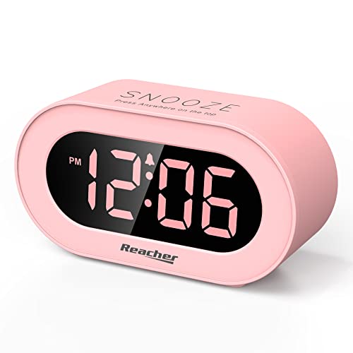 REACHER Pink Alarm Clock