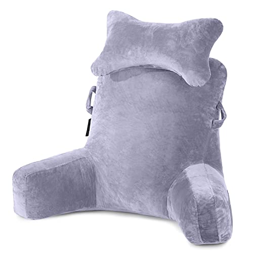 Reading Pillow with Detachable Neck Roll & Support Arm