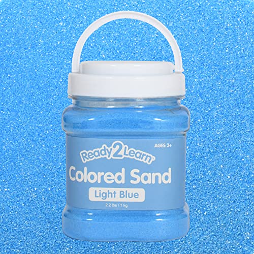 LIGHT BLUE Colored Sand - 2.2 lbs - Perfect for Crafts & Sensory Bins