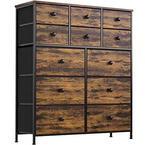 REAHOME 12 Drawer Dresser for Bedroom Storage