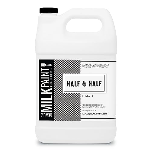 Real Milk Paint, Half and Half, Pure Tung Oil and Orange Peel Oil