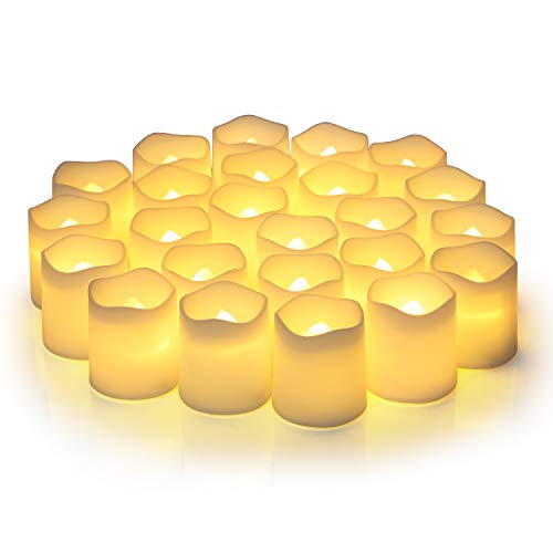 Realistic Flameless Votive Candles with Long Battery Life