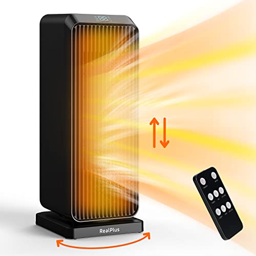 RealPlus 1500W Electric Portable Heater for Indoor Use