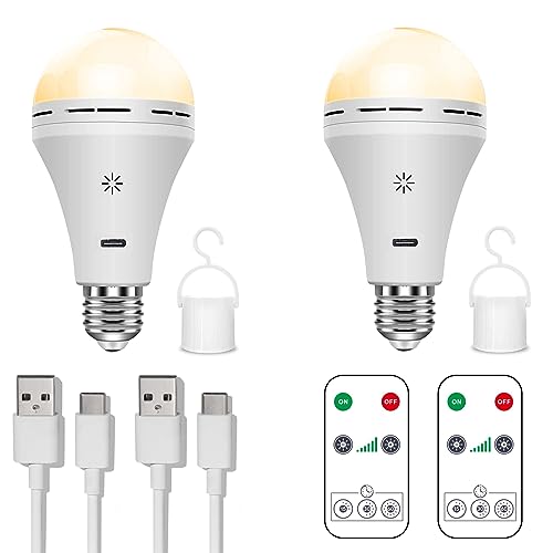 Rechargeable Light Bulb with Remote Control