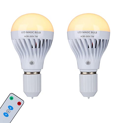 Rechargeable Light Bulbs with Remote Controller
