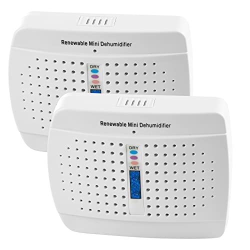 Rechargeable Small Dehumidifier - Moisture Absorber for Closed Spaces
