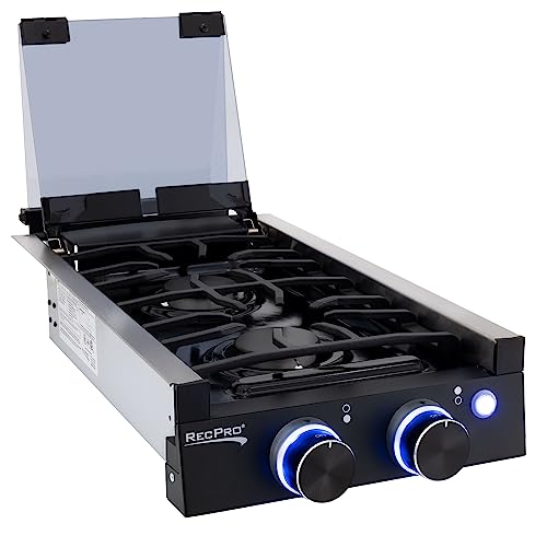 RecPro RV Built In Gas Cooktop - Efficient and Durable Cooking Solution