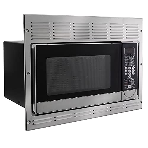 RecPro Stainless Steel RV Convection Microwave - Direct Replacement