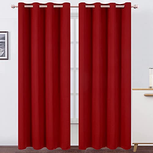 Red Blackout Curtains