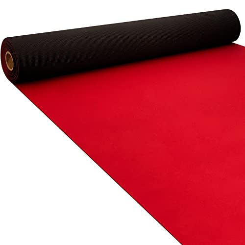 Red Carpet Runner Reusable Red Plastic Floor Runner