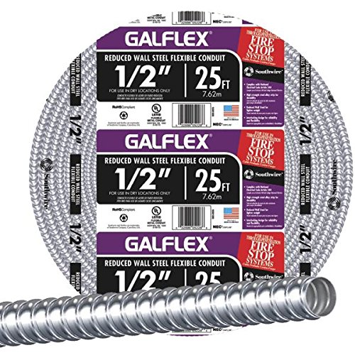 Reduced Wall Steel Conduit, 1/2-In. x 25-Ft.