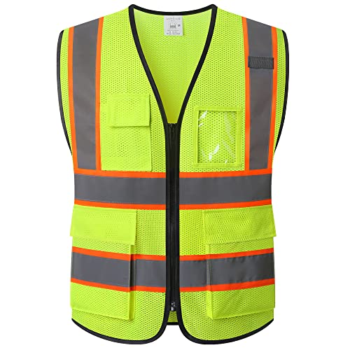 Reflective Mesh Safety Vest for Men Women