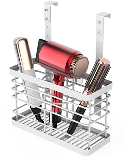 ULG Chrome Hair Tool Organizer 6 Adjustable Height Hair Dryer Holder Under  Sink