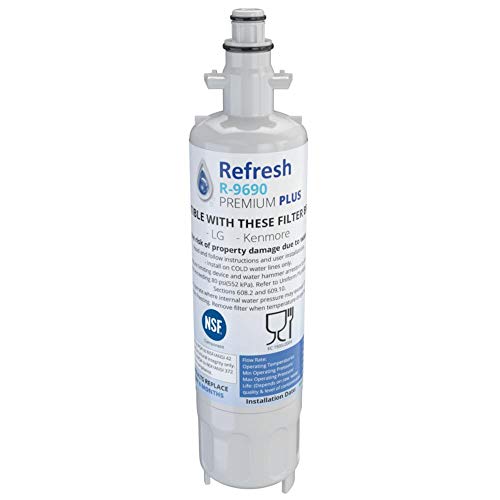 Refresh NSF-53 Premium Replacement Refrigerator Water Filter