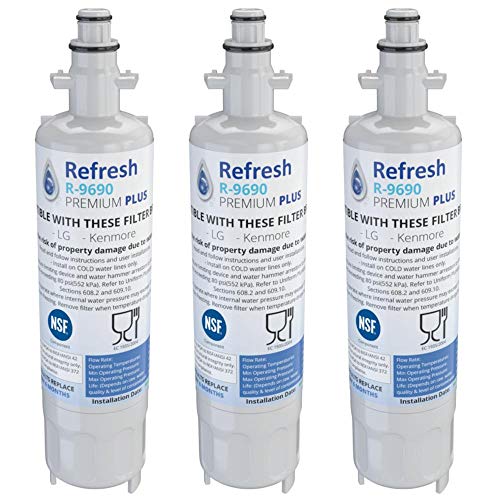Refresh NSF-53 Premium Water Filter (3 Pack)