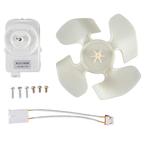 Refrigerator Condenser Fan Motor Kit for Whirlpool and More