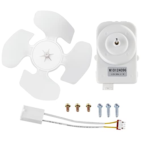Refrigerator Condenser Fan Motor Kit for Whirlpool Appliances