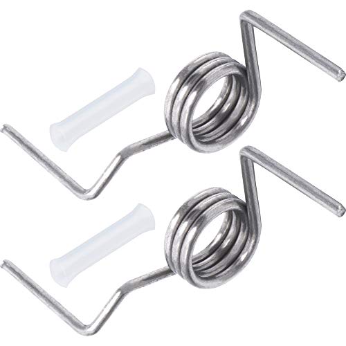 Refrigerator French Door Spring and White Sleeves Pin Set Replacement