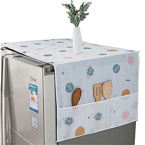 Yrzper Double Door Floral Multi-Purpose Waterproof Covers with Storage Pockets