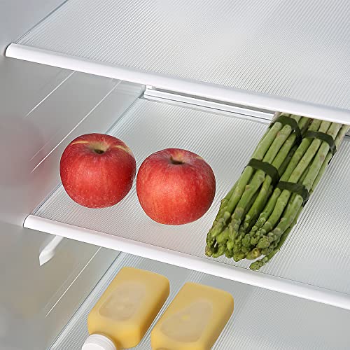 8 Pack Refrigerator Liners, 17.7 X 12 Inch Fridge Liner Mats Washable  Refrigerator Shelf Liners Can Be Cut For Glass Shelves Kitchen Cabinet  Drawer, W
