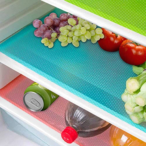  Shelf Liner Silicone Shelf Liners for Kitchen Cabinets  Non-Adhesive Non-Slip Waterproof Cabinet Liner Drawer Liner Refrigerator  Liners Durable & Reusable (12 Inch x 10 FT, Translucent-White)