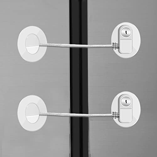 Refrigerator Lock for Kids and Cabinets - 2 Pack