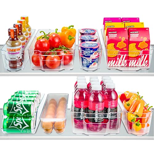 Refrigerator Pantry Organizer Bins - Clear Storage Containers