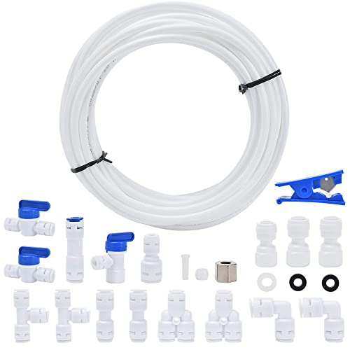 Refrigerator Water Line Kit with 39.4ft Water Tubing