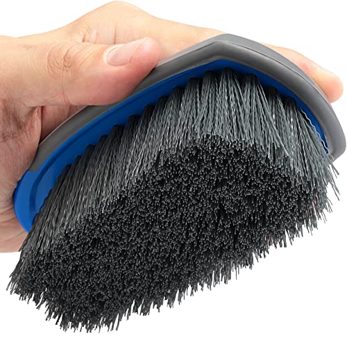 Relentless Drive Upholstery Brush - 2 in 1 Stain & Hair Remover for Cars