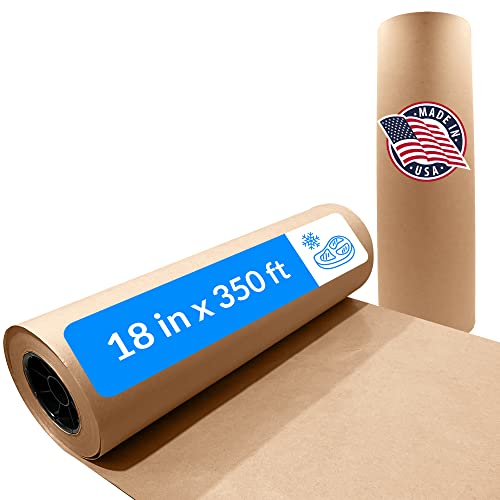 IDL Packaging 18 x 1100' Freezer Paper Roll for Meat and Fish - Plastic  Coated Freezer Wrap for Maximum Protection - Safer Choice than Wax Paper 