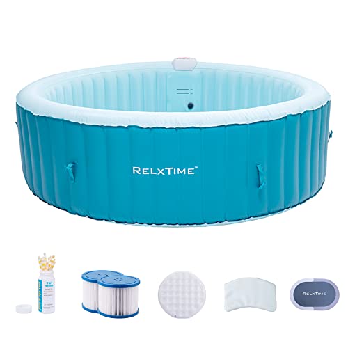RELXTIME 4-6 Person Inflatable Hot Tub
