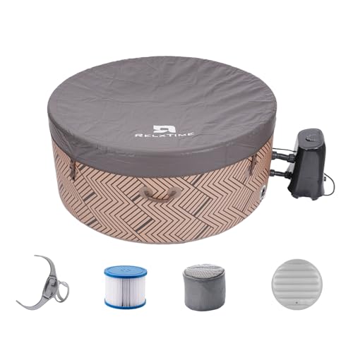 RELXTIME Inflatable Hot Tub Spa - Portable and Energy-Efficient