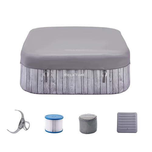 RELXTIME Portable Inflatable Hot Tub