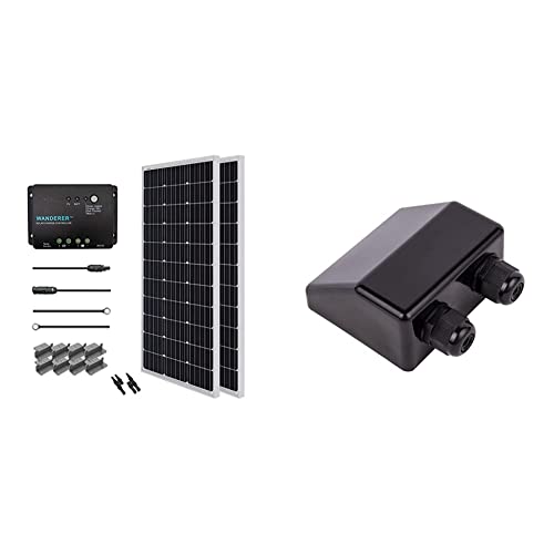 Renogy 200W 12V Monocrystalline Solar Panel Starter Kit