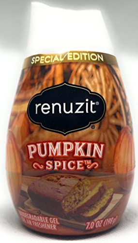 Renuzit Pumpkin Spice Gel Air Freshener, 7 ounces Pack of 6