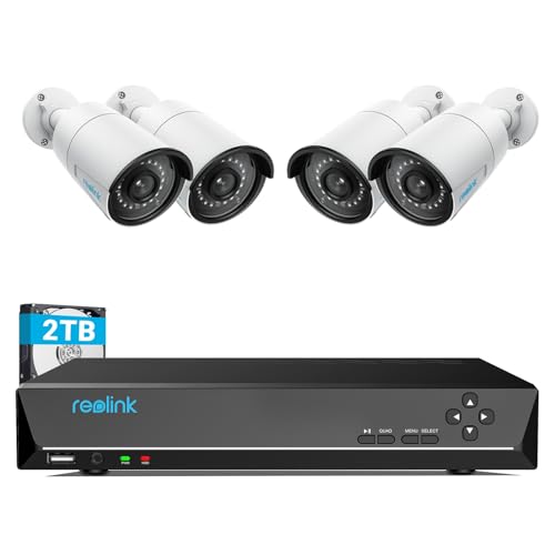 REOLINK 4MP 8CH PoE Security Camera System - Comprehensive Security Solution