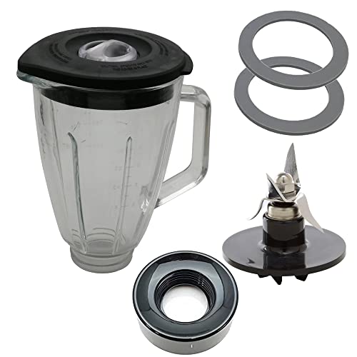 Replacement 6 Cup Glass Blender Pitcher & Container