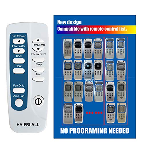 Replacement for Frigidaire AC Remote Control