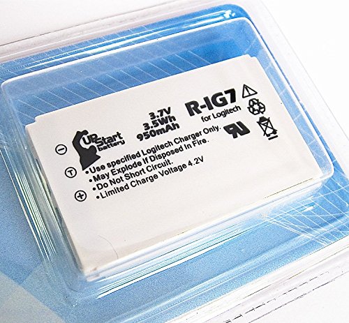 Replacement for Logitech F12440023 Battery - Compatible with Logitech Universal Remote R-IG7 Battery (950mAh 3.7V Lithium-Ion)
