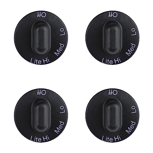 Replacement Stovetop Knobs for Jenn Air Stove - Pack of 4