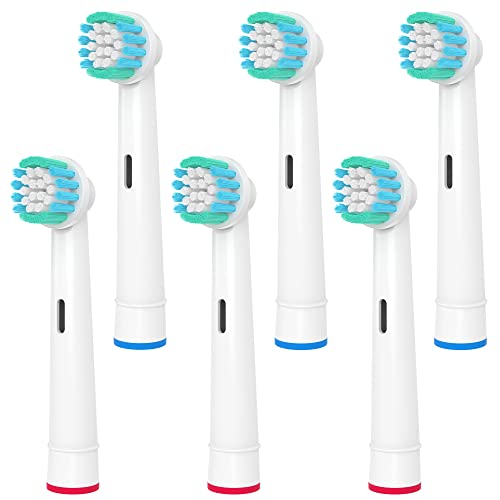 AOUGK Compatible Toothbrush Heads for Oral B Braun, 6 Pack