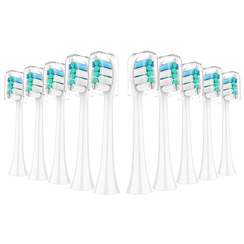 10 Pack Soft Replacement Electric Brush Head Compatible with Philips Sonicare