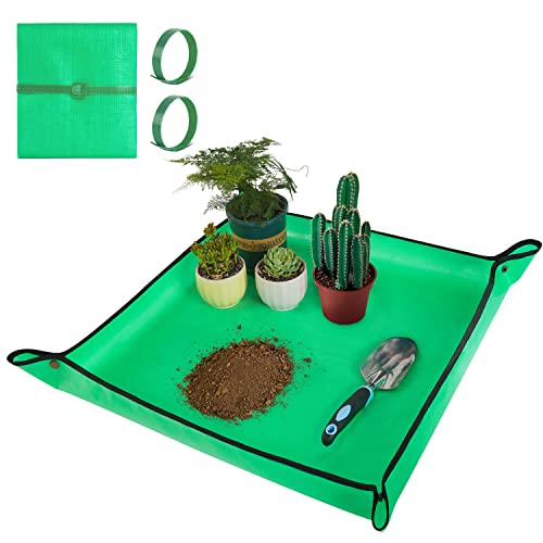 Thickened Waterproof Potting Tray for Indoor Plant Transplanting
