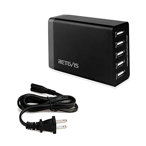 Retevis 5-Port USB Wall Charger Radio Charging Station