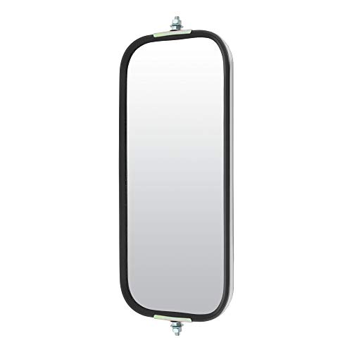 Stainless Steel Rib-Back Mirror Head, Universal Fit
