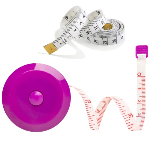 Retractable Soft Tape Measure Set for Sewing Tailor Craft Cloth Fabric